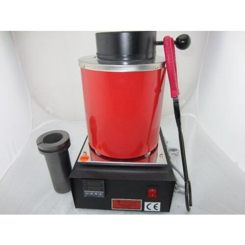 Digital Melting Furnace,2kg metal furnace 110v gold mini electronic melting furnace temperatures up to 1100 degrees