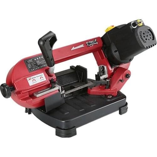 Home Small Band Saw Machine Desktop Metal Wood Hardware Plastic Cutting Tools Sawing Machine Horizontal Woodworking Chainsaw