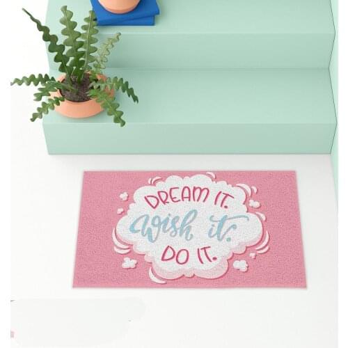 "Dream it" Indoor Mat Outdoor Mat, Room Carpet, Door Matting 50x80 cm