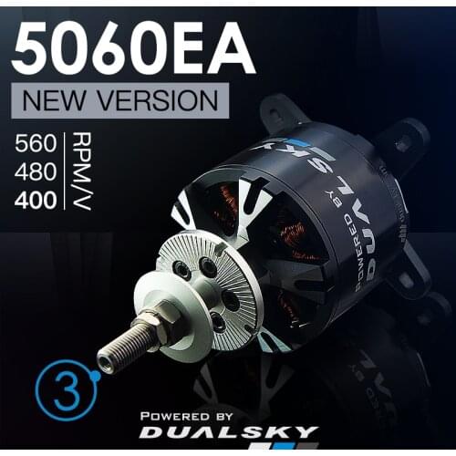 DUALSKY XM5060EA 4130EA III Brushless Motor 400KV/ 490KV/ 550KV for Fixed Wing RC Airplane
