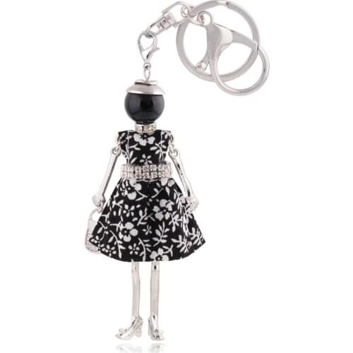 Statement Charm Women Keychain Fashion Handmade Girl Key Chain Female Pendant Wholesale Gift Jewelry Wholesale