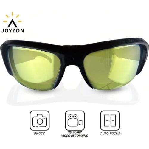 JOYZON DVR Men Sunglasses Men Camera TF Mini Video Digital Audio Recorder 1080P HD Glasses Driving Record Glasses Cycling DV Cam