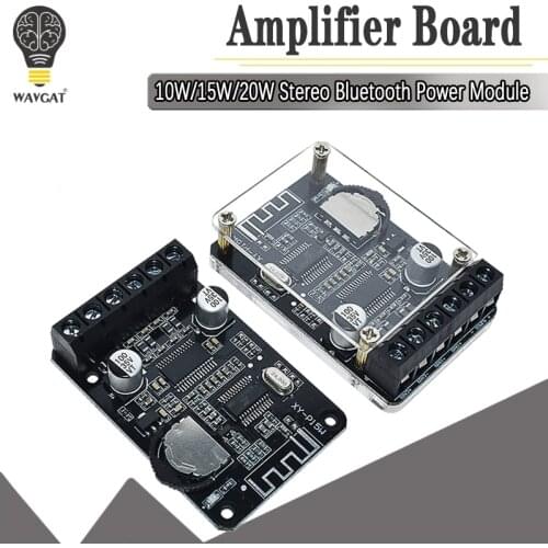 10W/15W/20W/30W/40W Stereo Bluetooth Power Amplifier Board 12V/24V High Power Digital Amplifier Module XY-P15W