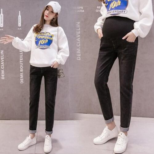 Maternity Pants For Pregnant Women Trousers Casual Loose High Quality Jeans Pregnancy Pants Maternity Clothing