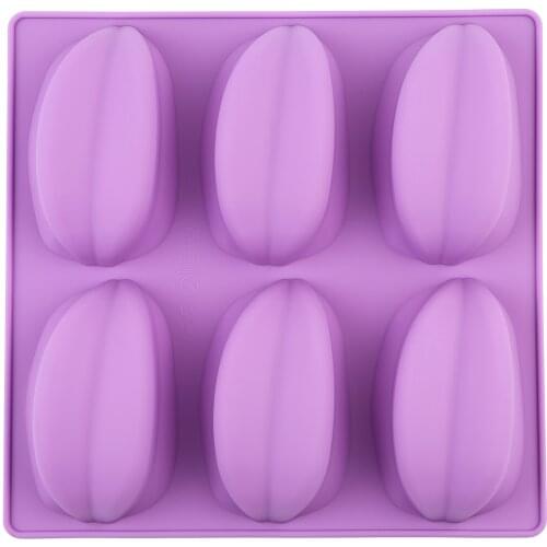 Handmade Soap Silicone Mold Six Silicone Starfruit Soap Mould Silicone Cake Baking Mould DIY Molds