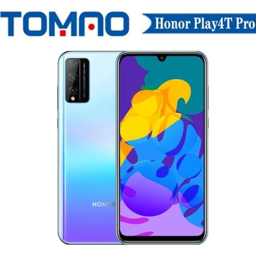 Honor Play4T Pro 4T Pro Smartphone 6.3" OLED Kirin 810 6GB 8GB RAM 128GB ROM 48MP Rear Three Camera 4000mAh Android 9 Cellphone
