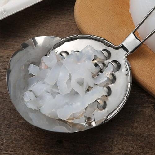 Steel Cold Skin Scraper Jelly Spatula Household Bean Scratch Knife Practical Kitchen Gadget Tasty Food Making Tool
