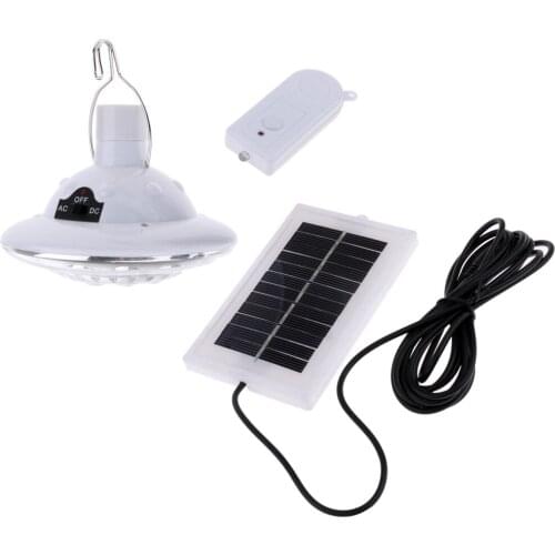 LED Outdoor Camping Lights Portable Hiking Lantern Solar Lamp Hooking White