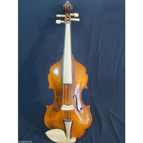 Unique design baroque style no rib violin 4/4,big,bright sound #11093