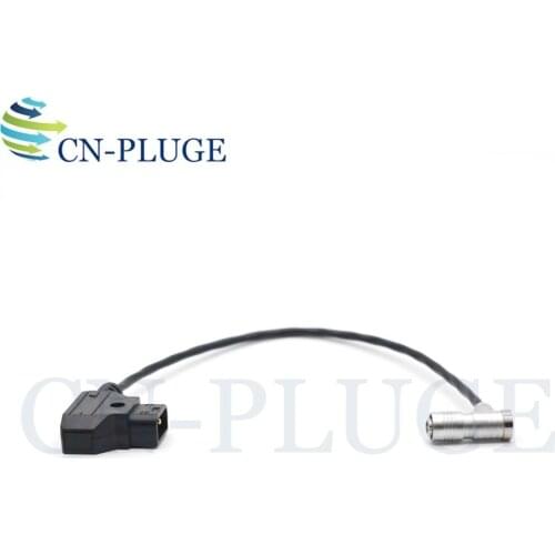 Built-in protective plate D-Tap Male to Right angle 4 pin female plug for PORTKEYS BM5 BM7