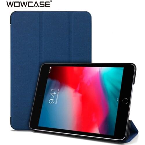 WOWCASE For iPad Mini 5 7.9" 2019 Case Trifold Smart Auto Sleep/Wake Lightweight Stand Hard Back Cover Case For iPad mini5 Funda