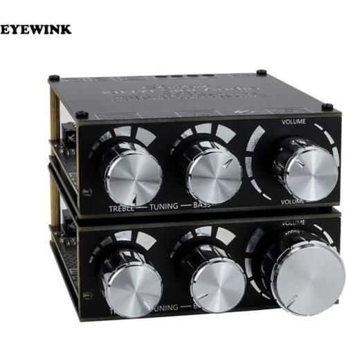 XY-T50H Bluetooth 5.0 stereo digital power amplifier module with front high and low tone adjustment
