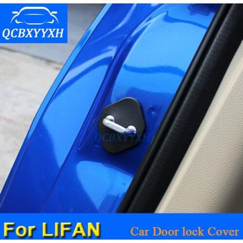 4Pcs/lot ABS Car Door Lock Protective Covers For Lifan X50 X60 620 720 Door Protection Cover Car-Styling QCBXYYXH