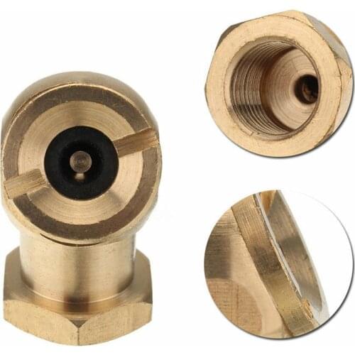 1pc New 1/4 NPT Car Chuck Ball Tire Lock-on Copper Tyre Inflator Valve Connector