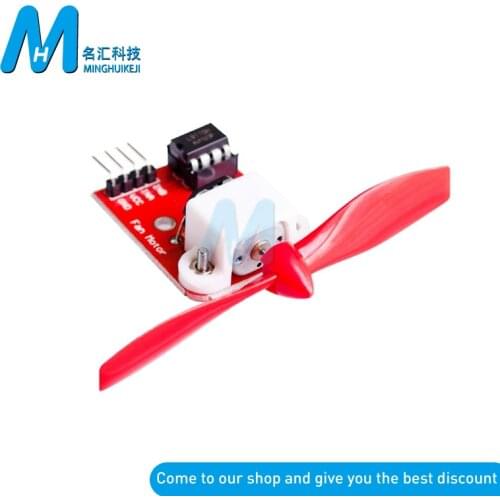 1pcs new 5V L9110 Fan Motor Module Fan Propeller Firefighting Robot Design and Development Control L9110S For Arduino DIY