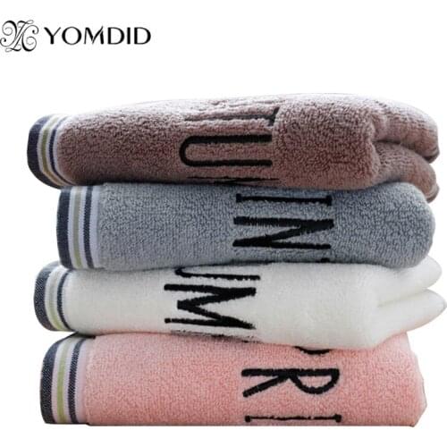 1 piece Face Wash towel Embroidered Cloth Spring Summer Autumn Winter towels Couple Simple cotton towel home bathroom decor