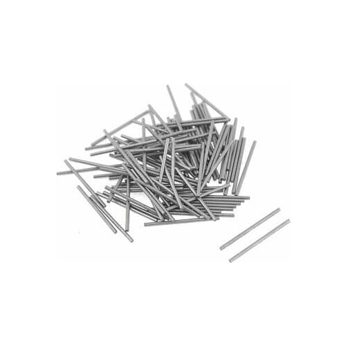 100 Pcs Stainless Steel 0.8mm x 15.8mm Dowel Pins Fasten Elements