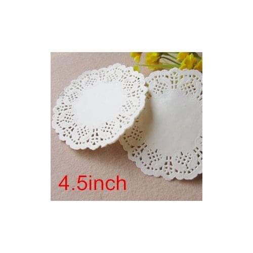 200 Vintage 4.5inch Paper Doilies / Doyleys Lace Crafts CH5042703