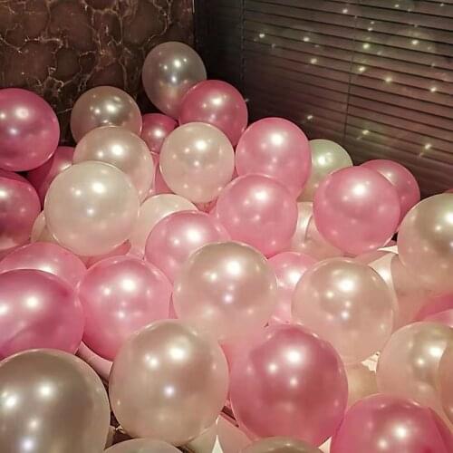 30pcs 12inch thick pearl latex balloons anniversary wedding happy birthday decor air balloon baby shower party Decor globos