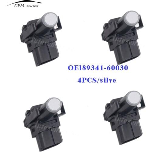 4pcs New 89341-60030 PDC Parking Sensor Fits For Toyota Lexus GX460 RX350 RX450h 3.5L 4.6L