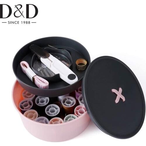 46Pcs Sewing Kits Multi-function Sewing Tools Stitch Needles Thread Storage Organizer Box DIY Needlework Craft Sewing Supplies