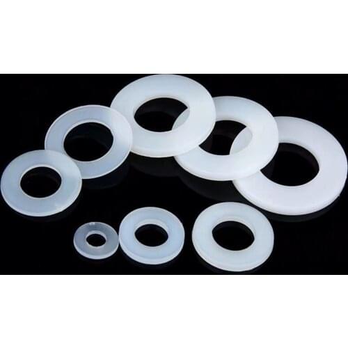 50pcs 1/2" 3/4" 1" Silicon Rubber Flat Gasket O-Ring Seal Washer Ring Plumbing Faucet Washer Sealing Ring Repair Parts E11998