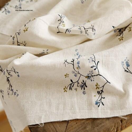 50cm*150cm/Piece,Chinese Retro Jacquard Pure Cotton Cloth, Clothing Curtain Tablecloth Decorative Fabric, DIY Handmade Materials