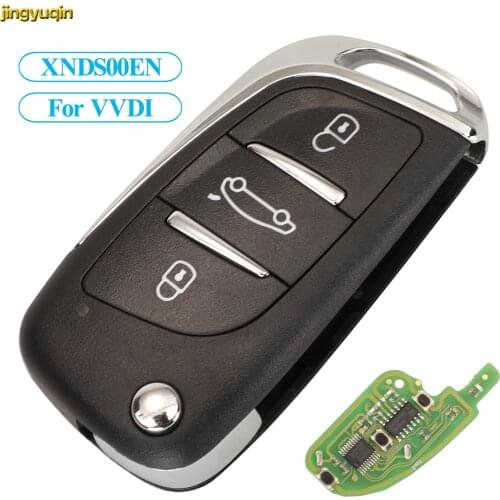 Jingyuqin 5piece Xhorse XNDS00EN Wireless VVDI Car Key For Citroen DS Type VVDI2 Mini Key Tool 3 Button Universal Remote Control