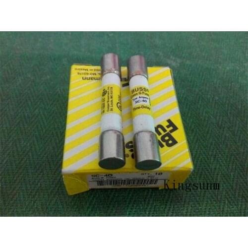Free shipping 5pcs SC-40 genuine BUSS Time-Delay delay time delay fuse / fuse 40A 480VAC