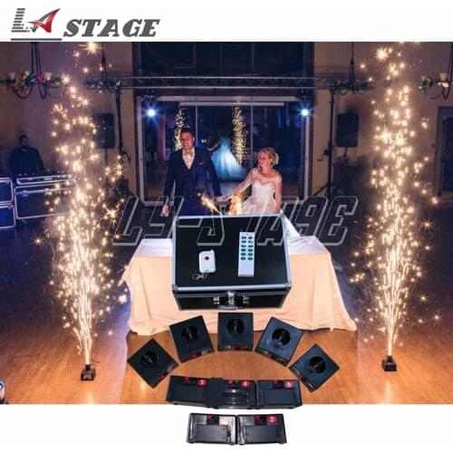 Cold Firework Ignition Machine Wireless Remote Pyrotechnics 10Cues Receiver Stage Equipment Fountain System 1case 10Base Firing