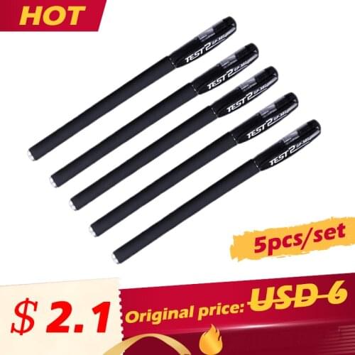 Gel pen 0.5mm gel refill, bullet point black gel pen