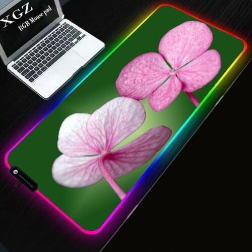 XGZ Green Grass RGB Gaming Mouse Pad Upgrade 80X30cm Large Glowing Extended Padmouse Keyboard Mat Non-Slip Rubber Base