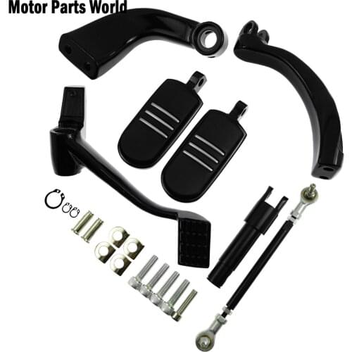 Motorcycle Forward Mid Control Kit FootPeg Pedal Shift Levers Black For Harley Sportster XL Iron SuperLow 883 1200 2014-2019