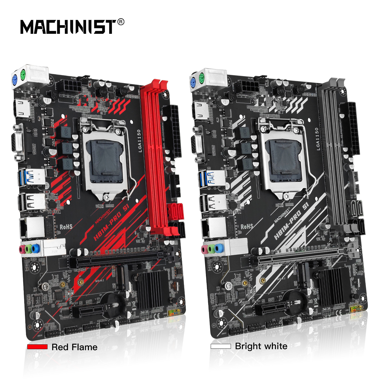 Machinist H81 Motherboard LGA 1150 NGFF M.2 Slot Support i3 i5 i7/Xeon E3 V3 Processor DDR3 RAM H81M-PRO S1 Mainboard