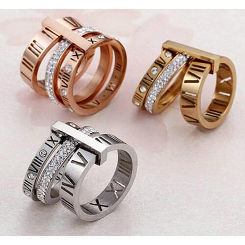 Wholesale Stainless Steel Ring Jewelry For Women Fashion Gift Newest Joyas De Acero Inoxidable Para Mujer RBJKDWCD