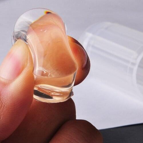 Nail Transfer Stamper Nail Art Transparent Seal Silica Gel Nail Polish Print Multicolor Handle Nails Full Transparent Print Head