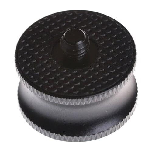 1PC New 1/4" Male Screw to 3/8" Female Adapter Plate Converter for Tripod Monopod Camera Tool Parts