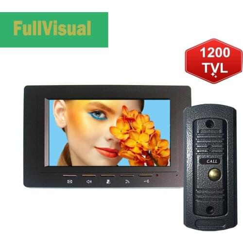 Fullvisual 1200TVL Doorbell Call Panel with Camera For Video Door Phone Intercom Access Control System