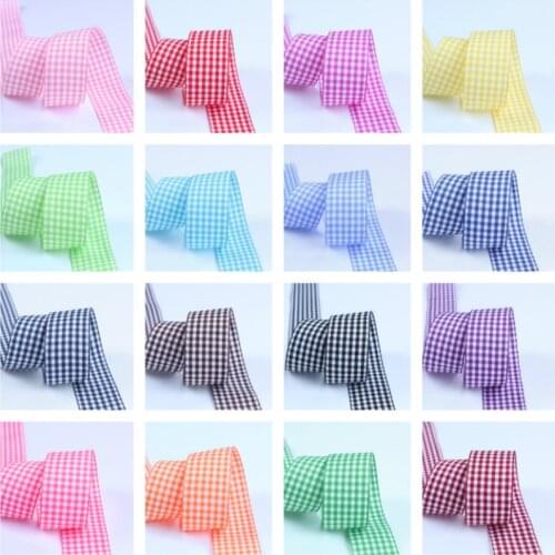 Ribbon Scottish Black and White Red and White Plaid and DIY Handmade Bow Satin Ribbon Gift Wrapping Ribbon 3 Yards/1pcs