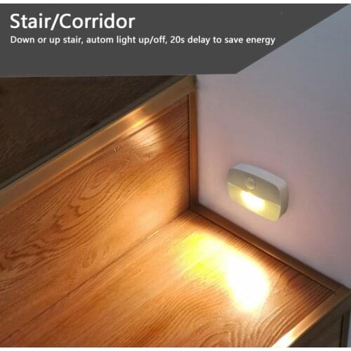 LED Motion Sensor Human Body Sensor Night Light Auto On / Off For Cabinet Stairs Smart Lamp PIR Body Induction Automation Module