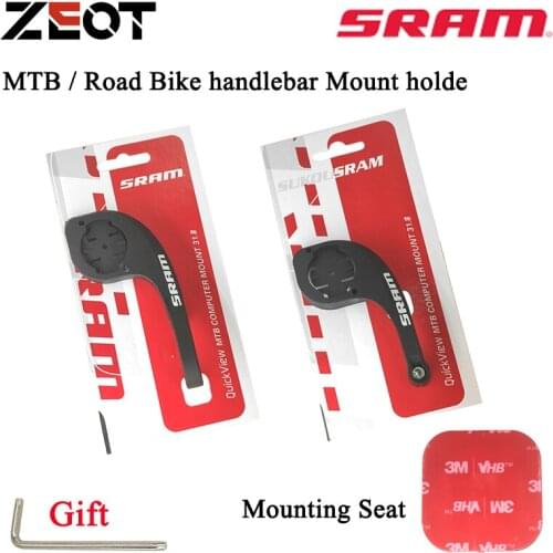 Sram Bicycle Computer Mount Road MTB Bike Handlebar Support Garmin Edge 130 200 510 520 810 820 1000 1030 iGPSPOR Bryton Rider