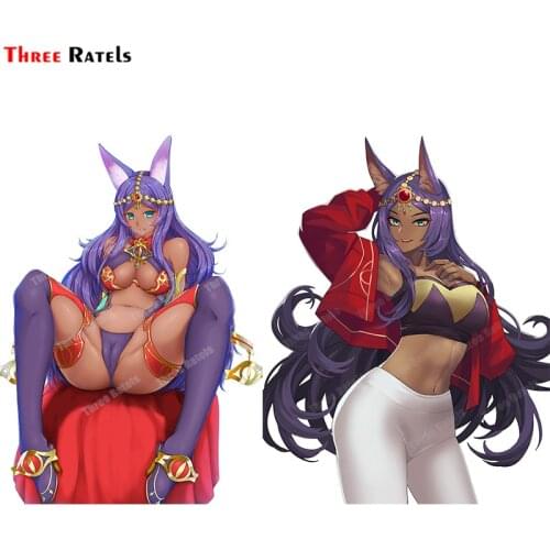 Three Ratels A386 Queen Of Sheba Fate Funny Sticker For Peugeot 207 Fuel Tank Cap Personalized Car Auto Waterproof Decals