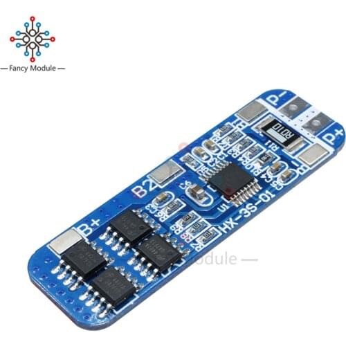 3S 12V 18650 10A BMS Charger Li-ion Lithium Battery Protection Board Circuit Board 10.8V 11.1V 12.6V Electric