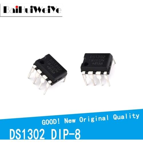 10PCS/LOT DS1302N DS1302 1302N 1302 DIP-8 DIP8 New Original IC amplifier chip Good Quality Chipset rickle Charge Timekeeping