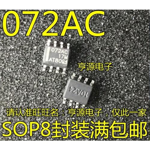 10pieces TL072ACDR TL072AC 072AC SOP-8