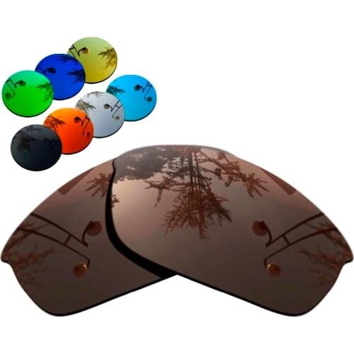 100% Precisely Cut Polarized Replacement Lenses for Flak Jacket Sunglasses Brown Color- Choices