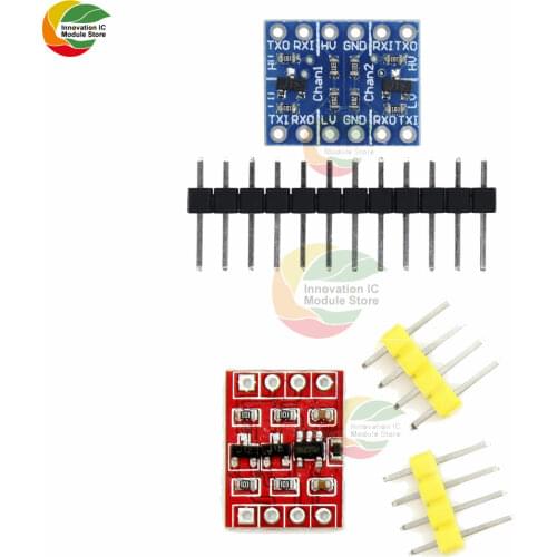 Ziqqucu 5V-3V Dual Channel I2C IIC Logic Level Converter Module Bi-Directional for Arduino