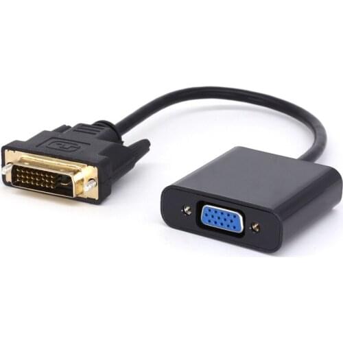 435pcs/lot DVI-D to VGA Active Converter Adapter - 1080p Resolution