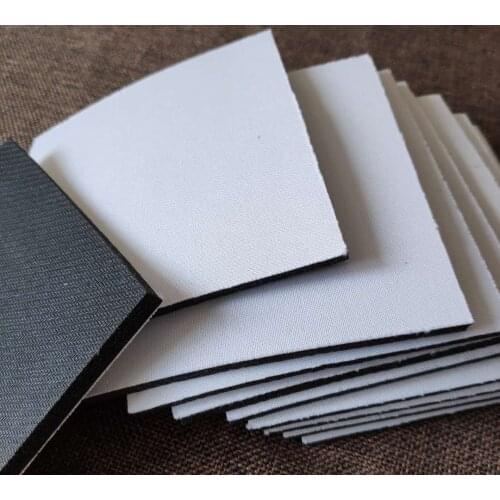 FREE SHIPPING 50pcs/lot 10x10cm Sublimation blank Mug Costers Pad Coffe Mug Mat for Sublimation Ink Printing Transfer