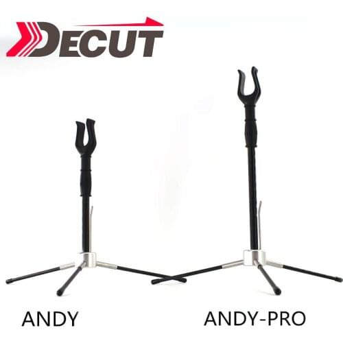 DECUT Elbow Stand Archery Recurve Bow Stand Removable Collapsible Portable Bow Stand Bracket Aluminum Alloy Frame Holder